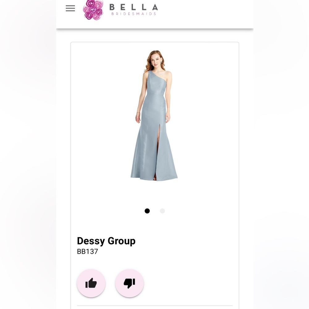 Dessy Alfred Sung Bridesmaid Dress